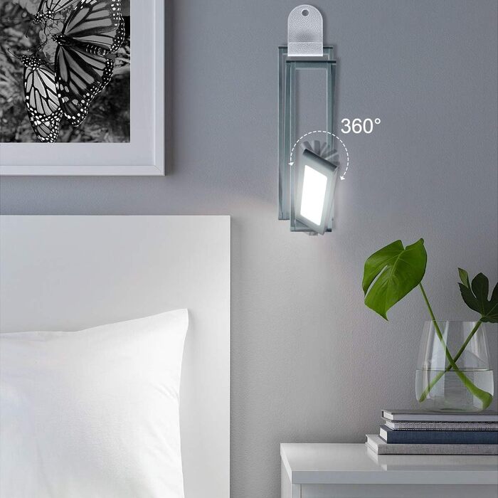 LED лампа настільна ELZO з регулюванням яскравості та гнучкою ніжкою, алюміній, темно-сіро-блакитна