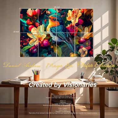 Акустичні гексагональні панелі Mollywell для шумоізоляції стін, 35.6 x 30.5 см, звукопоглинаючі плитки проти відлуння для вітальні та спальні, набір 8 шт, колір мікс (коричневий, чорний, бежевий)