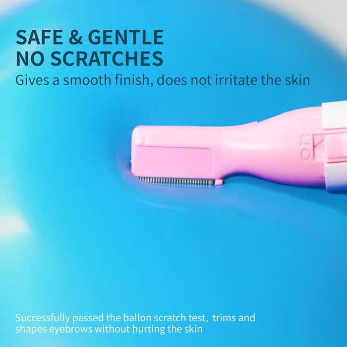 TOUCHBeauty Електричний тример для брів AG-815B (Рожевий) - прецизійний коректор з гребенем, бездротовий, для жінок