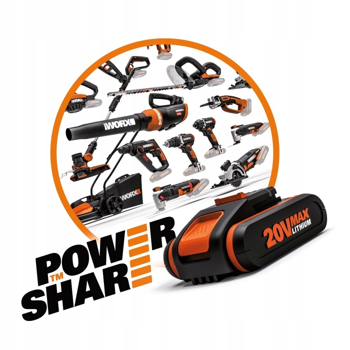 Робот-газонокосарка Worx WR, ширина стрижки 20 см