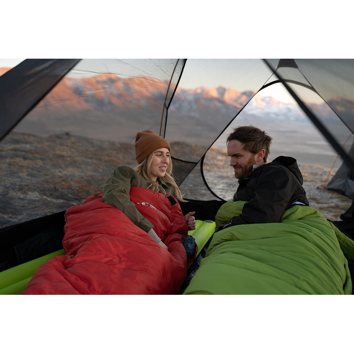 Сплячий мішок Teton Sports LEEF Ultralight Mummy - ультралегкий, 3-4 сезони, для походу, трекінгу та кемпінгу, з мішком для зберігання