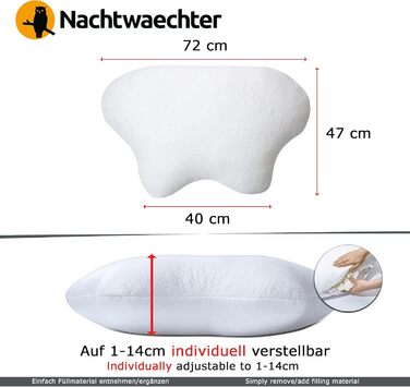 Night Watcher Sleep Vest & Side Sleeper Pillow LINA - Anti-Snoring Set for Healthy Sleep (L/XL)