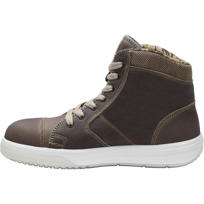 Робочі черевики ELTEN EMOTION ESD S3 для чоловіків, шкіряні, з металевим носком, легкі, спортивного стилю, коричневі, розмір 45