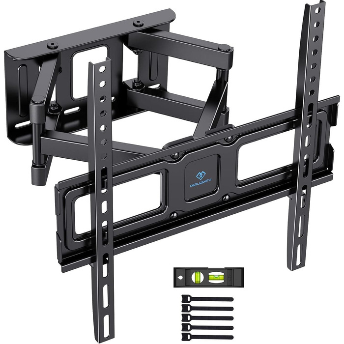 PERLESMITH Adjustable Tilt & Swivel TV Wall Mount for 26-70 inch Flat & Curved TVs/Monitors (up to 45kg, VESA 400x400mm)