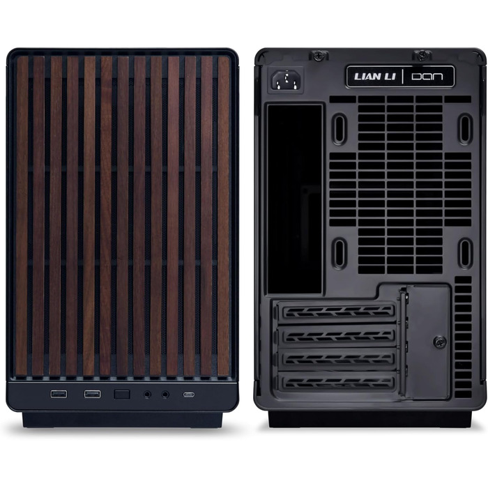 Корпус Lian Li DAN A3 - mATX, сталевий/пластиковий, чорний, для ПК, з підтримкою радіаторів до 360 мм