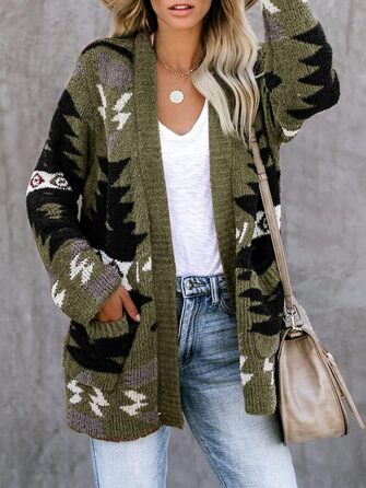 Кардиган жіночий Ferbia Klaich, розмір L, колір армійсько-сірий