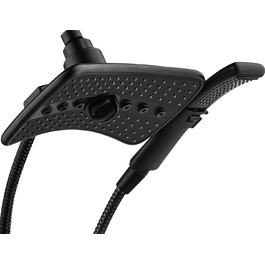 BRIGHT SHOWERS Dual Shower Head Combo Set, Handheld Shower Head, Rainfall Shower Head, Combo with Black Face, 152.4 cm (60 inch) Stainless Steel Shower Hose, (2.5 Gallon Per Minute, Oil Rubbed Bronze)