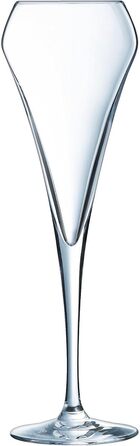 Chef & Sommelier Open Up - Champagne Flutes 200ml - 6 Pieces - Made of Krysta Crystal Glass - Ideal for Festive Occasions - Shine, Transparency and High Durability
