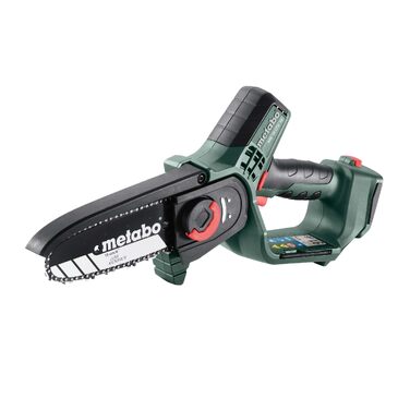 Акумуляторна сукова пила Metabo MS 18 LTX 15, 18В, шина 15 см, для обрізки дерев (без АКБ та зарядного пристрою), CAS сумісна