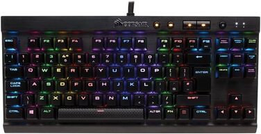 Механічна ігрова клавіатура Corsair K65 LUX RGB з клавішами Cherry MX Rapidfire