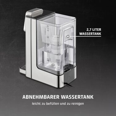 CASO HW 660 Hot Water Dispenser - Test Result: very good - hot water in seconds - saves up to 50% energy compared to kettles - 8 volume settings - kettle with temperature control