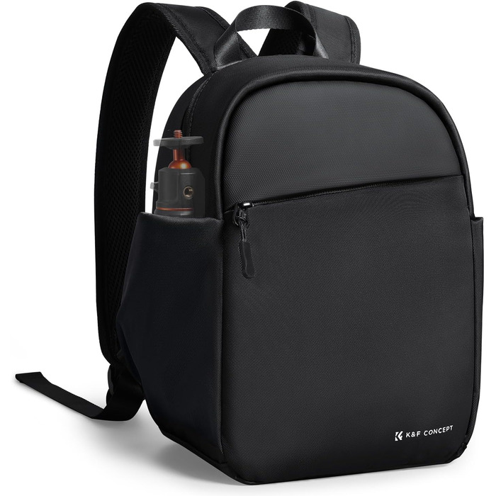 Рюкзак для камери K&F CONCEPT - компактний фоторюкзак для DSLR, об'єктивів, що підходить для повсякденного використання, роботи та подорожей, колір B-dunkelgrün (A-schwarz)