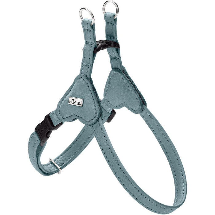 Нашийник для собак HUNTER SOHO MINI, світло-блакитний, з натуральної шкіри, для маленьких собак та цуценят, XS-S, Made in Germany