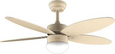 Стельовий вентилятор Cecotec EnergySilence Aero 4260 Full SunLight 40W з LED підсвіткою, пультом, таймером, 6 швидкостей, 5 лопатей