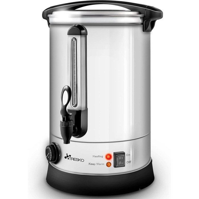 Glow Wine Cooker 6.8L / 1500W Canning Machine made of Stainless Steel, Glow Wine Kettle, Glow Wine Machine, Hot Beverage Machine, Hot Water Dispenser