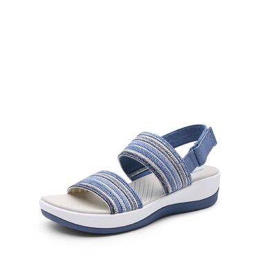 Сандалі жіночі DREAM PAIRS для піших прогулянок, блакитні, розмір 40.5 EU, легкі, з м'якою устілкою та низьким каблуком