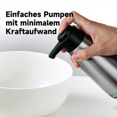 Дозатор мила AIKE AK1062, нержавіюча сталь, 450 мл, чорний, для кухні