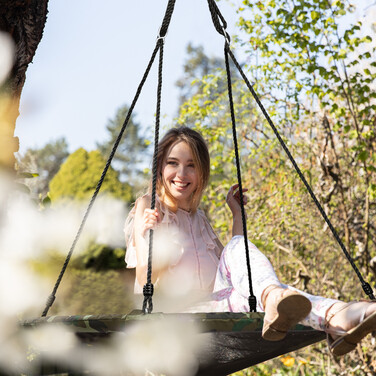 Relaxdays Camouflage Bird Nest Swing