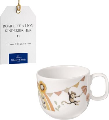 Набір дитячого посуду Villeroy & Boch Boho Kids (4 шт.) з нержавіючої сталі: виделка, ложка, ніж, чашка