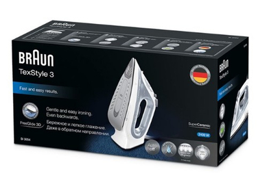 Парова праска Braun TexStyle 3 SI 3054 GY 2400W SuperCeramic