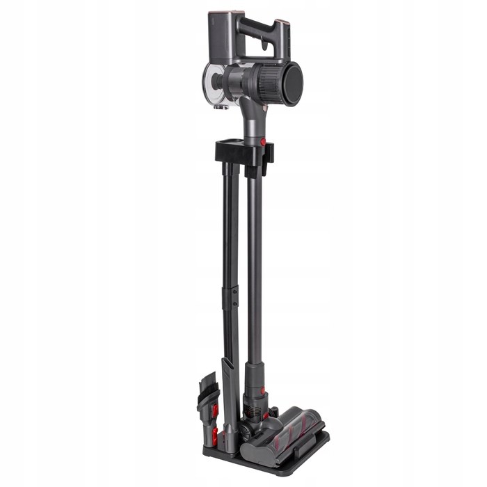 Вертикальний бездротовий пилосос Adler Europe 400W, чорний, з HEPA-фільтром H12