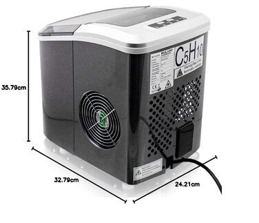 Машина для приготування льоду з нержавіючої сталі, Ice Maker, Icemaker (сірий)
