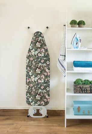 Чохол для прасувальної дошки Encasa Homes Luxury Line, зелений, з товстою підкладкою, 112x34 см, для дому та готелю