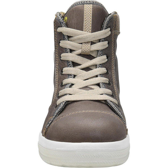 Робочі черевики ELTEN EMOTION ESD S3 для чоловіків, шкіряні, з металевим носком, легкі, спортивного стилю, коричневі, розмір 45