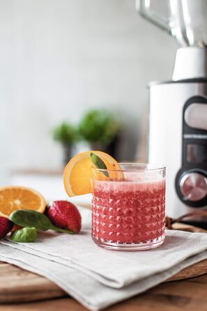 Електричний соковитискач Gastroback 40151 Design Multi Juicer, 1300 Вт, XXL завантажувальний отвір (84 мм), 5 швидкостей (Digital Pro)