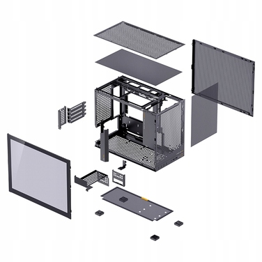 Корпус Jonsbo D32 PRO Black Mini Tower, чорний