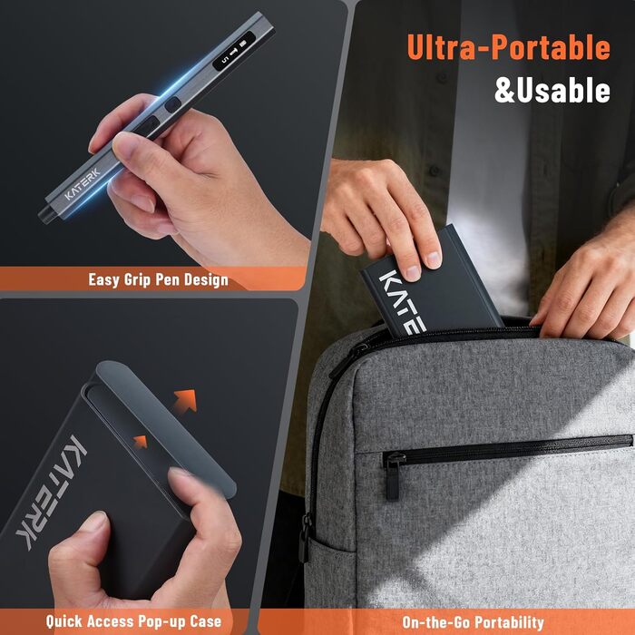 Набір прецизійних викруток KATERK 64 шт. з LED-підсвічуванням та магнітною основою для ремонту електроніки, телефонів, камер та годинників