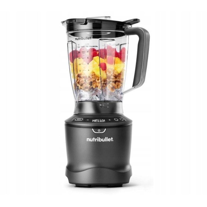 Стаціонарний блендер-витягач NutriBullet NBF550DG, 1500 Вт, чорний