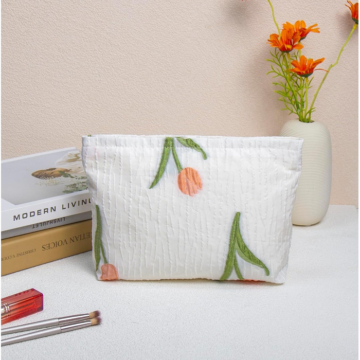 Косметичка для макіяжу 2 шт. Органайзер для косметики для дівчат та жінок. Ідеально для подорожей та як подарунок (A-tulpe)