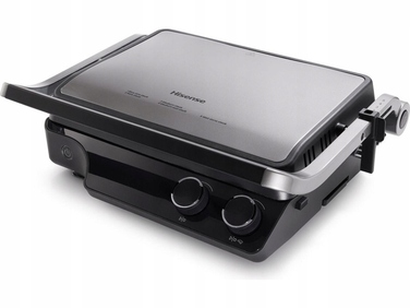 Електричний контактний гриль Hisense HCG2000XXL, чорний, 2000 Вт