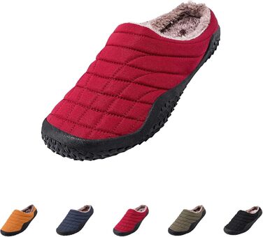 Чоловічі теплі халапи з овечої шкіри, м'які та зручні, червоні, розмір 42