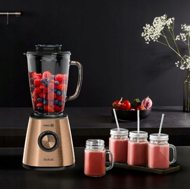 Стаціонарний блендер Tefal BL439G10, 800 Вт, жовтий/золотистий