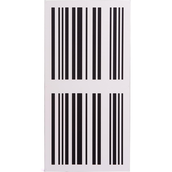 Акустична панель Bluetone Acoustics Slat AbFuser для звукопоглинання та дифузії, біла (100x50x11 см)