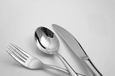 VANRA Набір дитячого посуду з нержавіючої сталі 18/10 (3 шт.): ложка, виделка, ніж