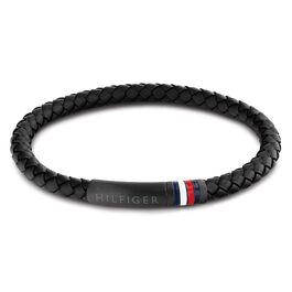 Браслет чоловічий Tommy Hilfiger шкіряний чорний 2790403