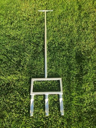 Thick Green Garden Fork Aerator Lawn Aerator Aerating Fork Aerator Lawn Sanding Improved Quality