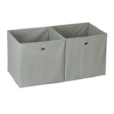Relaxdays Fabric Storage Boxes - Set of 2