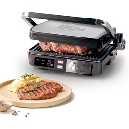 Ufesa Everest Electric Hot Plate with Touch Screen - 5 Presets, Timer & Adjustable Temperature
