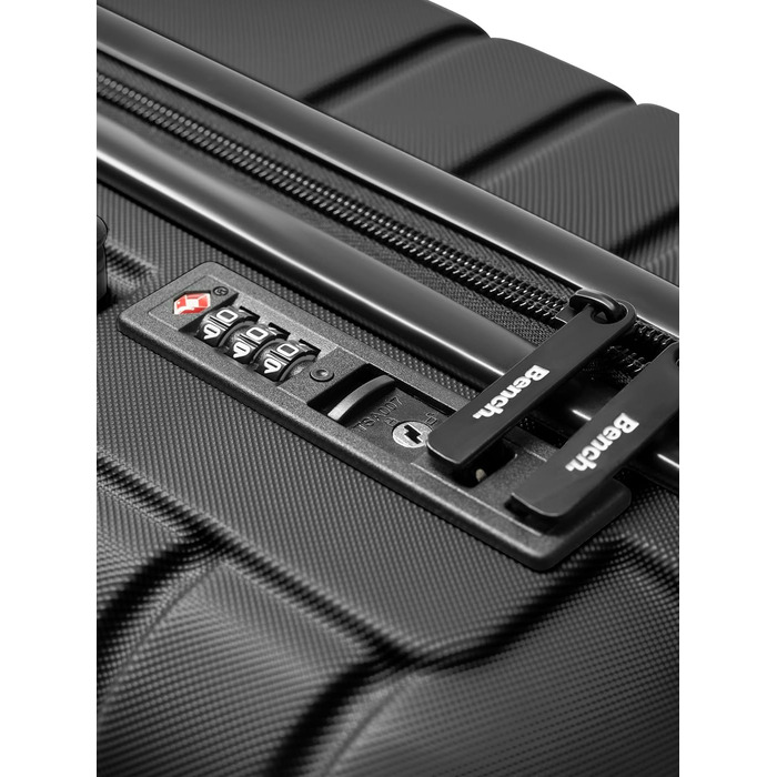 Набір валіз Hartgepäck Seattle 3 шт. | Чорний колір | ABS, 4 колеса, TSA-замок | Розмір M (69 см)