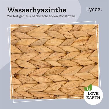 Dog bed, cat bed, Opal water hyacinth, natural, size 5 (Ø 83 cm)