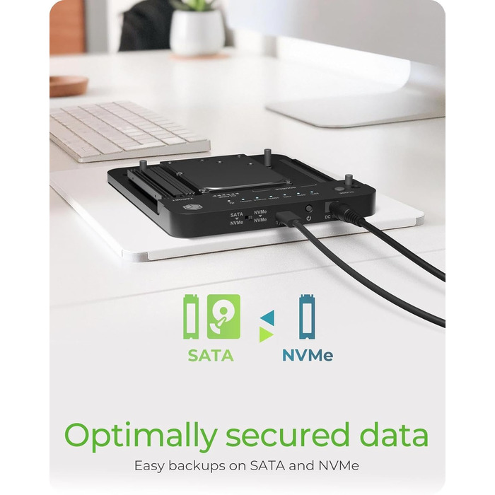 Зовнішній корпус для M.2 PCIe SSD ICY BOX IB-1817M-C31, USB 3.1 Type-C, алюмінієвий, антрацит