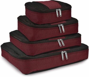 Набір валіз Travel Select Amsterdam (8 шт.) - червоний, оранжевий, сірий, 88 літрів, розширюваний, з розширенням