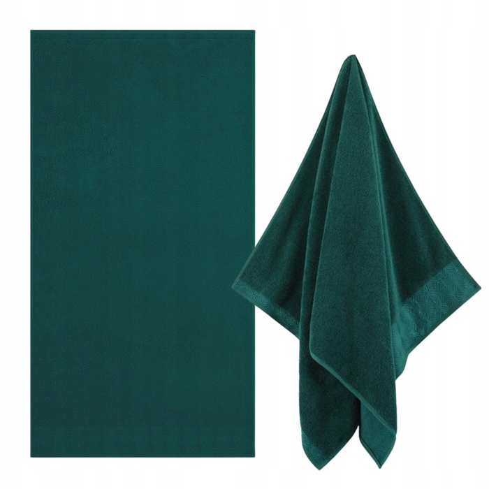 Великий банний рушник ZWOLTEX ELIPSE, зелений, 420г, 70x140см