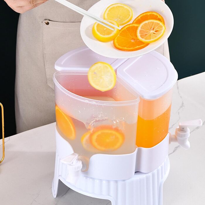 Refrigerator juice dispenser, refrigerator, drinks, liquid, beverage, container, leak-proof, juice, tea, water holder, pitcher for wine, lemonade, party, gatherings