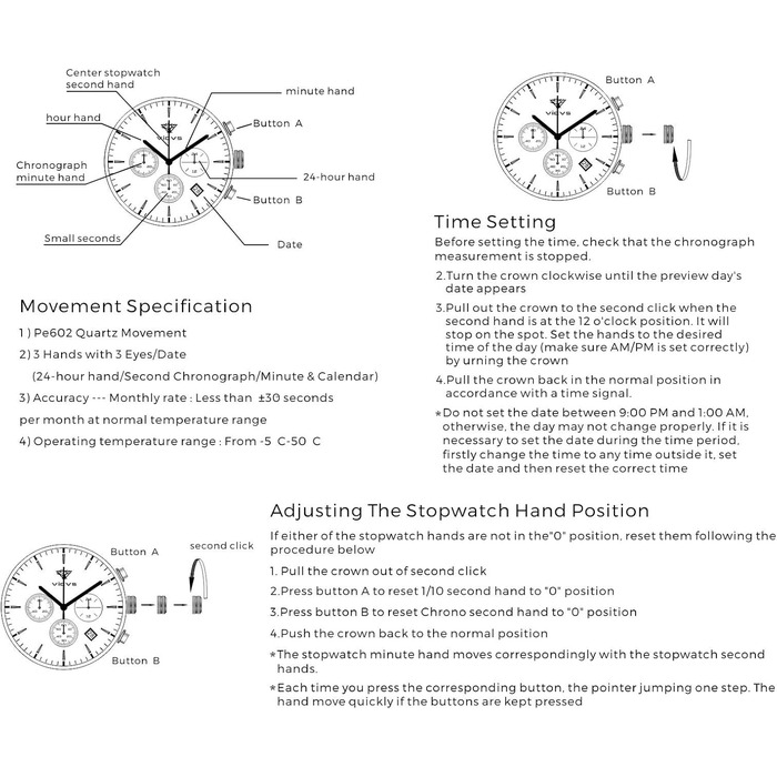 Дерев'яний годинник на руку, 100% натуральне дерево, японський кварцовий механізм з датою, хронограф, горіх
