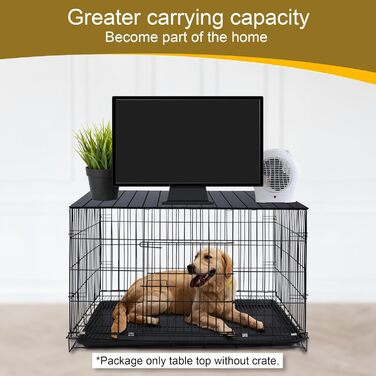 Алюмінієвий накрив для переноски собаки 91.4 см, складний, декоративний, для переносок 36' та 42' (чорний)